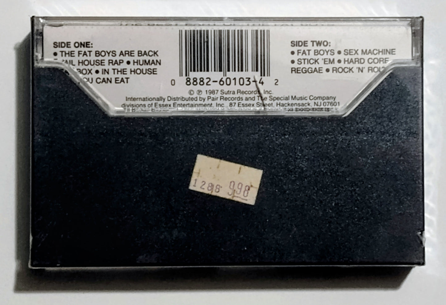 Fat Boys, The - "The Best Part Of The Fat Boys" - CASSETTE TAPE VG+/M (Sealed; price written w/marker; can be removed w/alcohol)