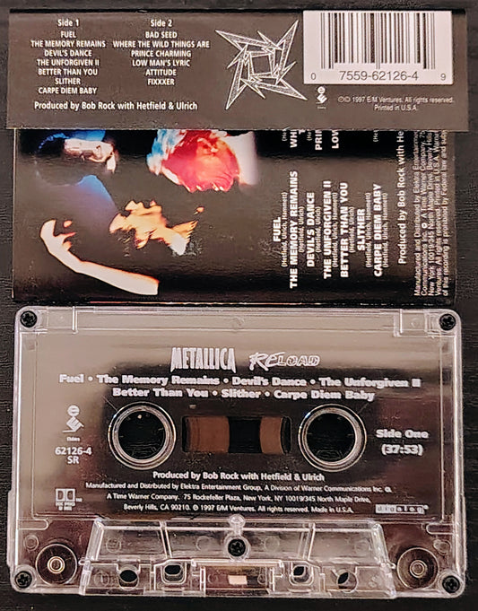 Metallica - "Reload" - CASSETTE TAPE VG+/VG+