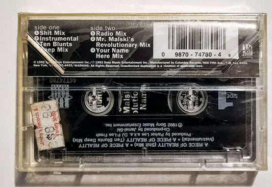 Jamal-ski - "A Piece Of Reality" - CASSETTE TAPE (Maxi) NM/M (Sealed; Lightstruck spine)