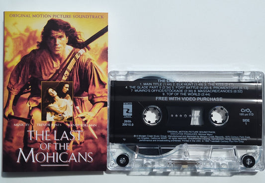 Trevor Jones And Andy Edelman - "The Last Of The Mohicans" - CASSETTE TAPE (Chrome; Promo) NM/NM