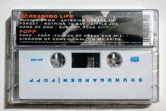 Soundgarden - "Screaming Life/ FOPP (Reissue)" - CASSETTE TAPE M/M (Sealed)