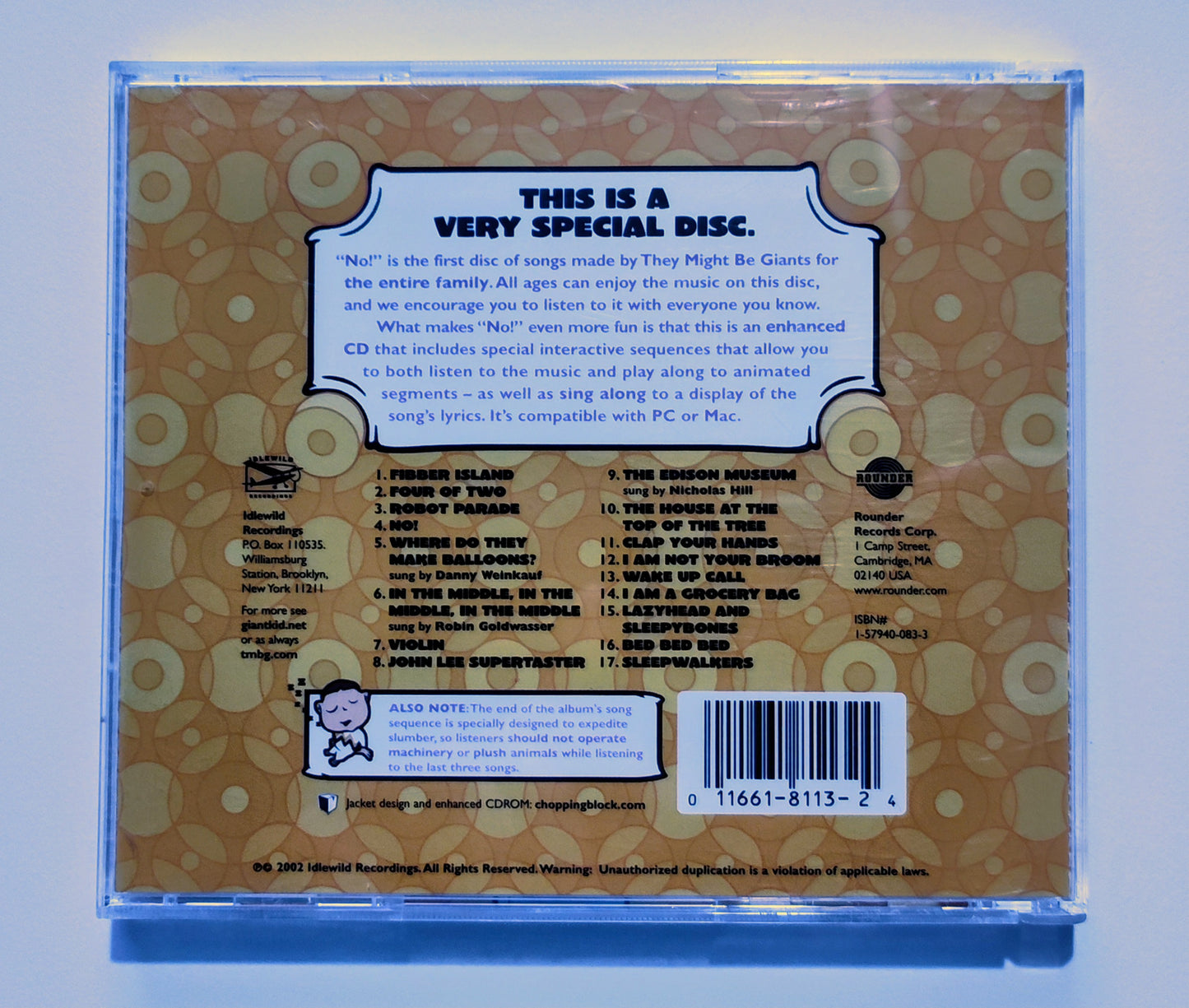 They Might Be Giants - "No!" - COMPACT DISC NM/M