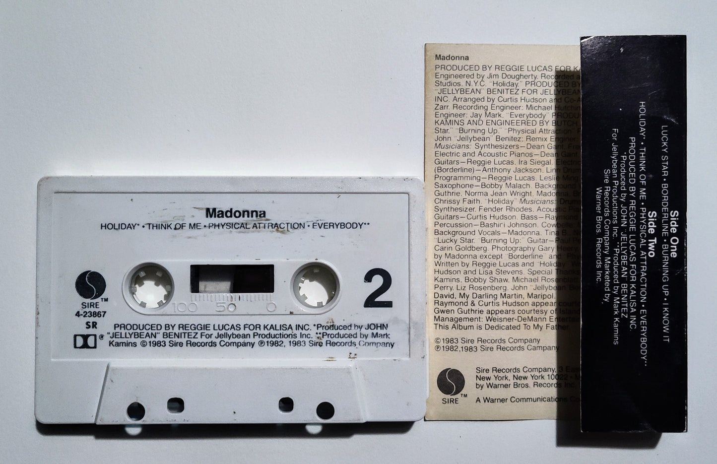 Madonna - "Madonna" - CASSETTE TAPE (SR; DOLBY) G/G+