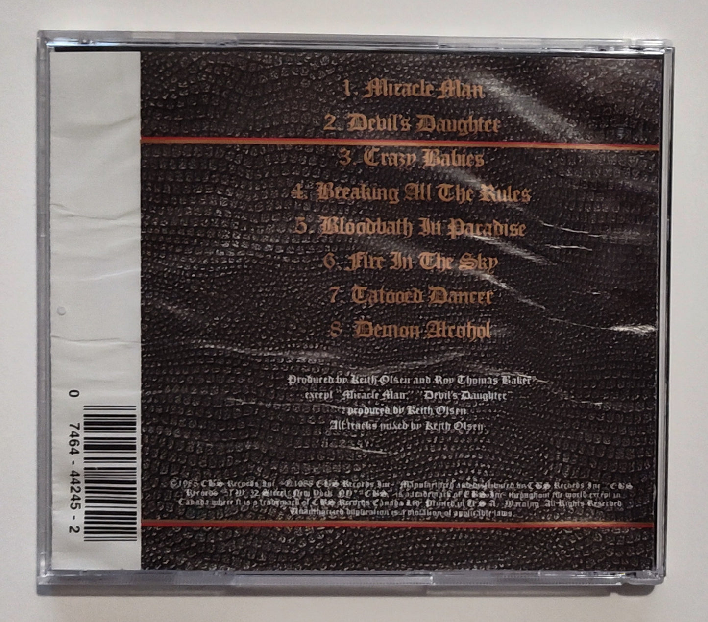 Ozzy Osbourne - "No Rest For The Wicked" - COMPACT DISC G/VG