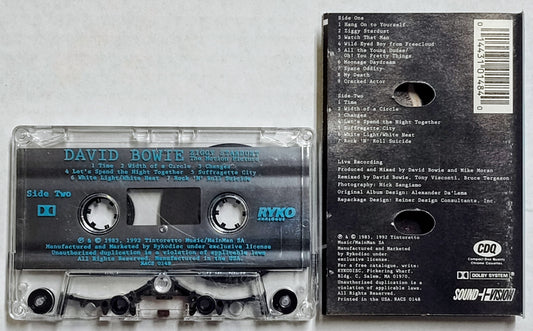 David Bowie - “Ziggy Stardust The Motion Picture” - CASSETTE TAPE VG/VG