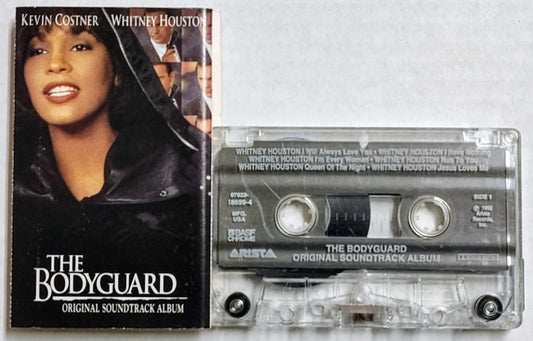 Whitney Houston - "The Bodyguard Soundtrack" - CASSETTE TAPE VG/VG