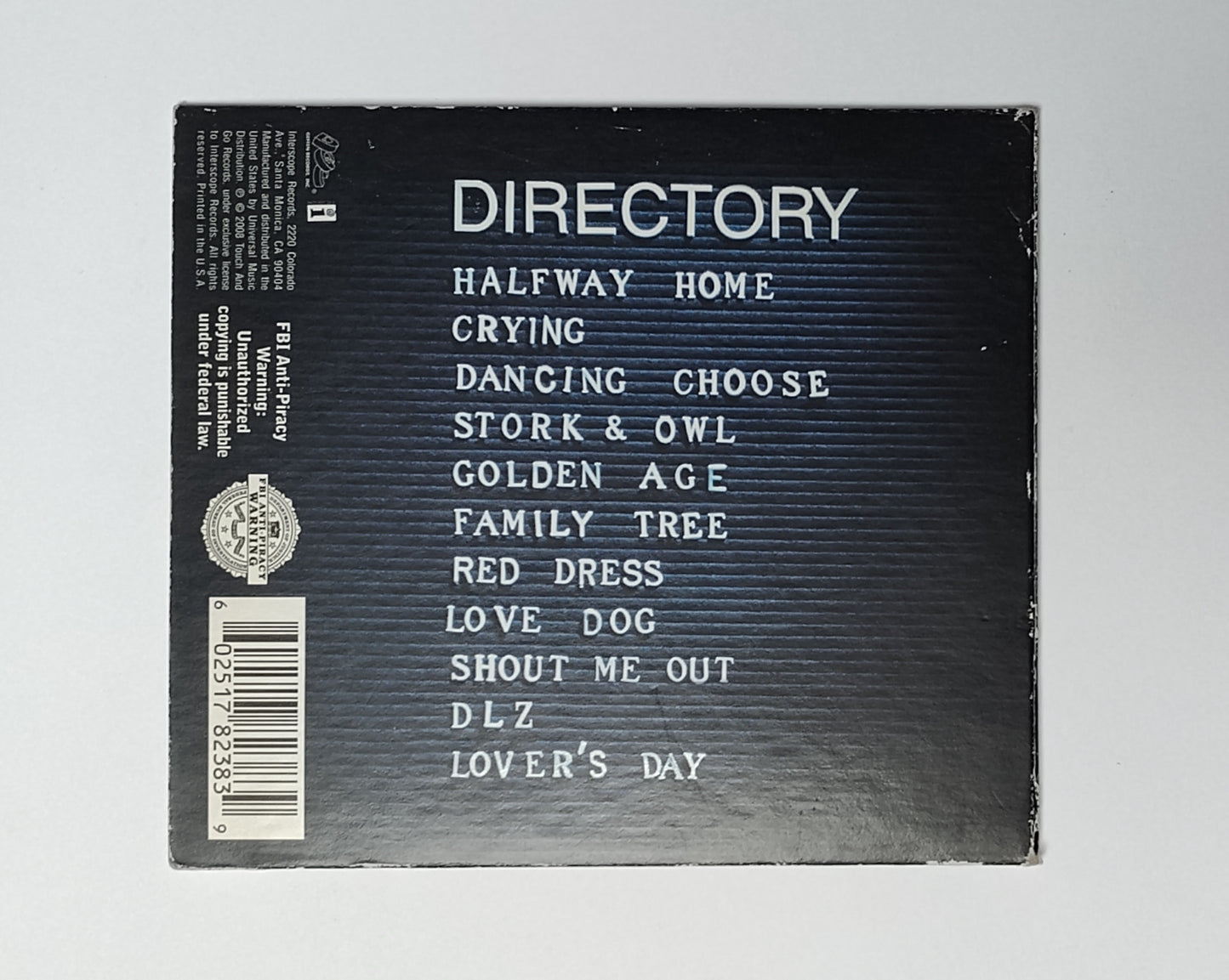 TV On The Radio - "Dear Science" - INDIE COMPACT DISC G+/VG+