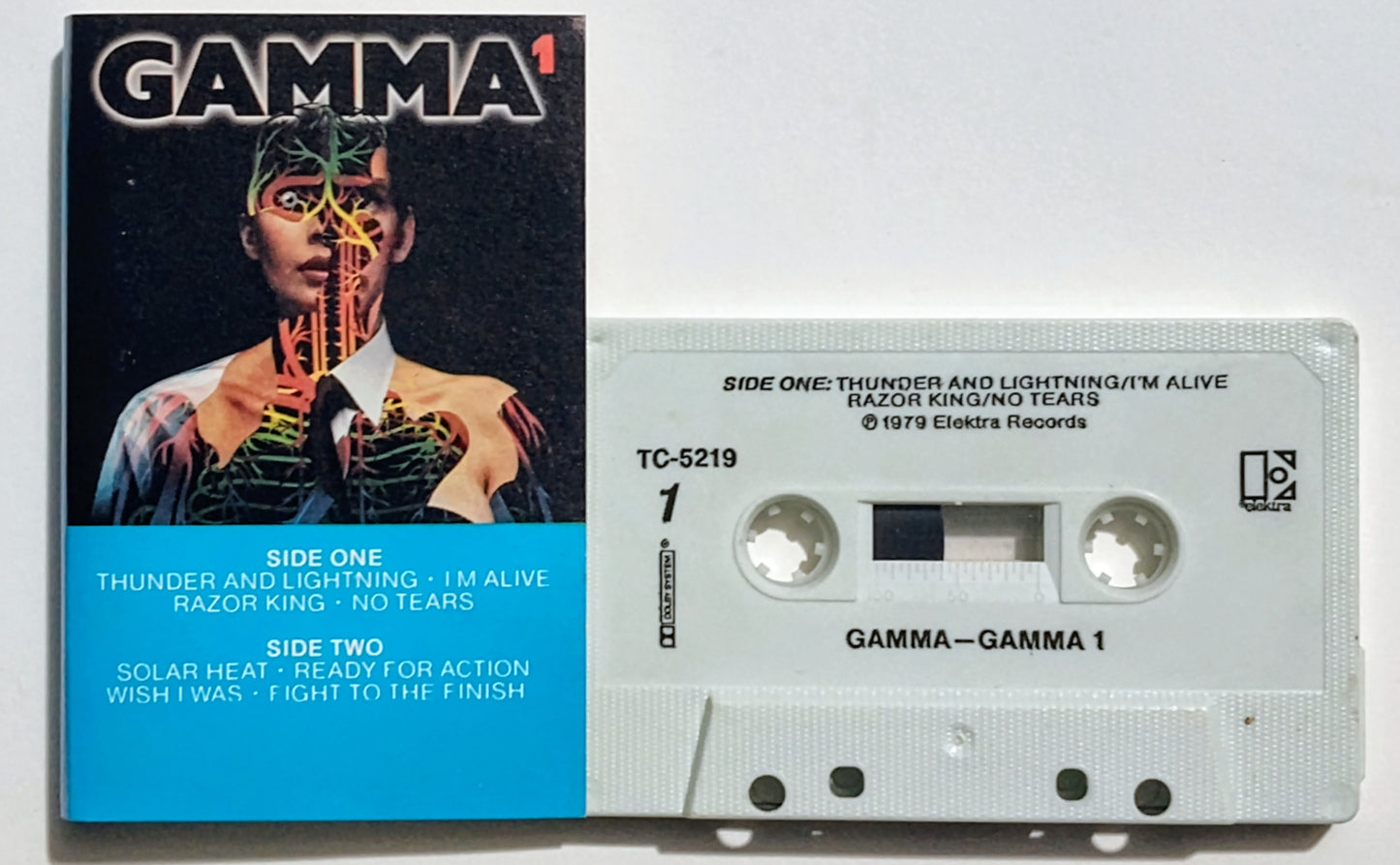 Gamma - "Gamma 1" - CASSETTE TAPE VG+/VG+