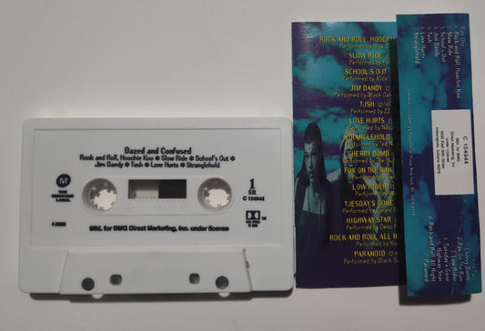 Various Artists - "Dazed And Confused Soundtrack" - CASSETTE TAPE (Rare BMG Club Copy; DOLBY HX PRO B NR) VG+/VG+