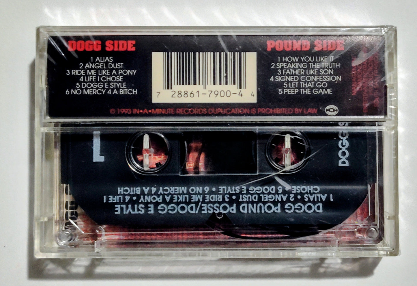 Dogg Pound Posse - "Dogg E Style" - CASSETTE TAPE NM/M (Sealed; cracked back of case)