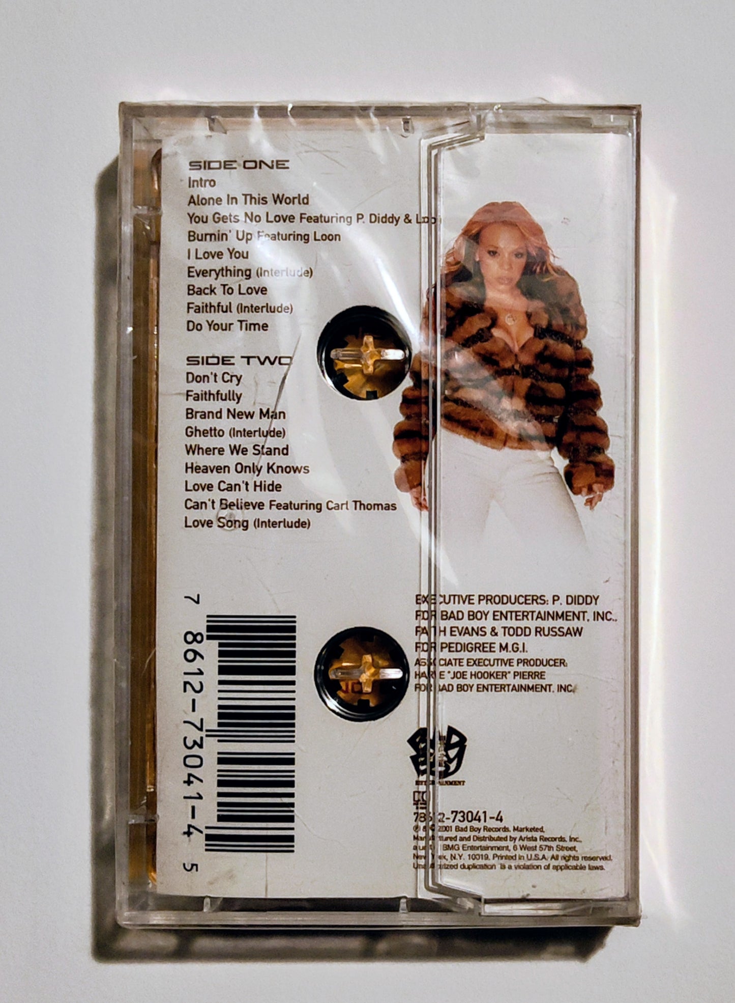 Faith Evans - "Faithfully" - CASSETTE TAPE (DOLBY HX PRO B NR) NM/M (Sealed; crack on back of case)
