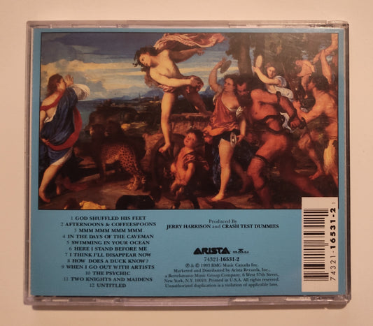 Crash Test Dummies - "God Shuffled His Feet" - COMPACT DISC VG/G+