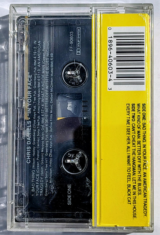 Chris Daniels & The Kings - “In Your Face” - CASSETTE TAPE VG+/VG+