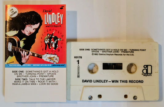 David Lindley And El Rayo-X - “Win This Record!” - CASSETTE TAPE VG+/VG
