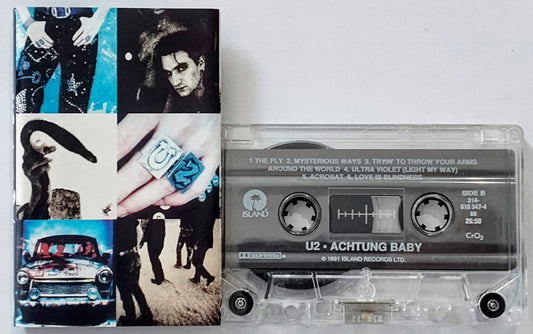 U2 - “Achtung Baby” - CASSETTE TAPE VG/VG