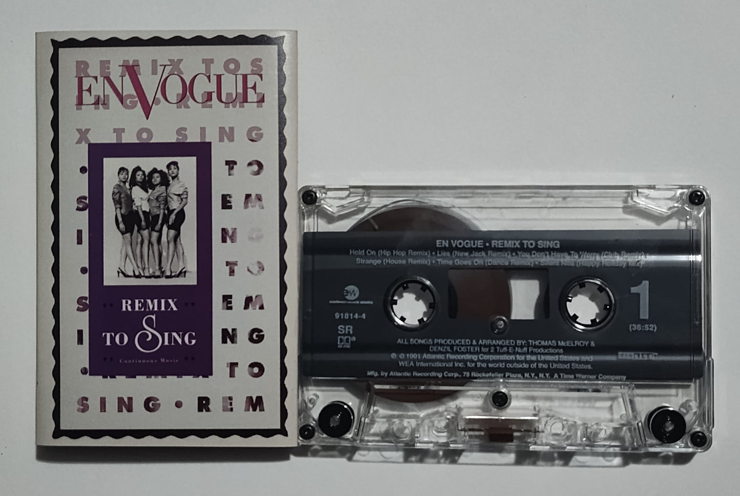 En Vogue - "Remix To Sing" - CASSETTE TAPE (SR; DIGalog; DOLBY HX PRO) VG+/VG+