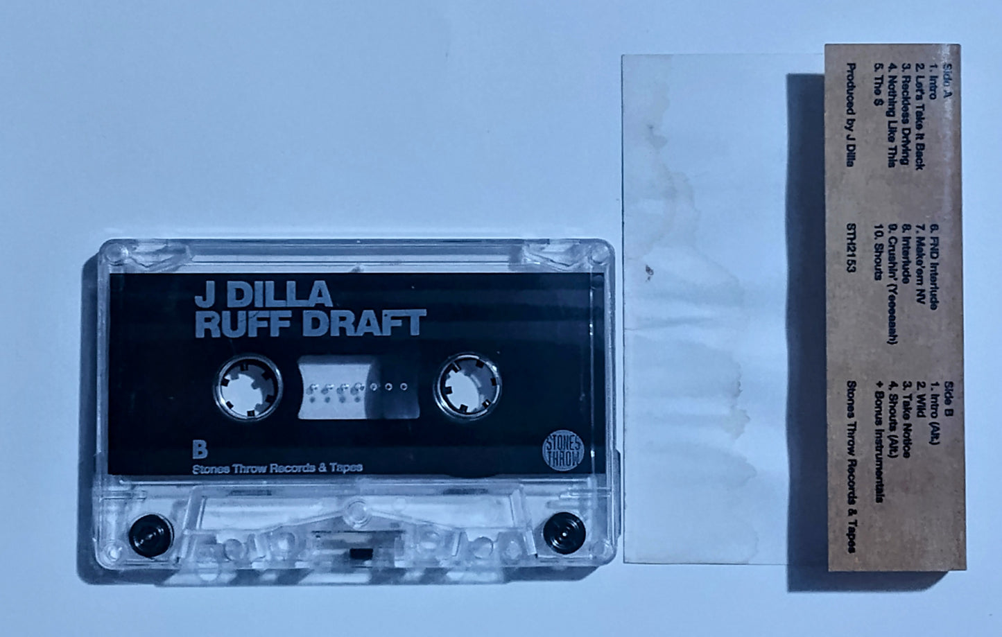 J Dilla - "Ruff Draft" - INDIE CASSETTE TAPE G+/VG+
