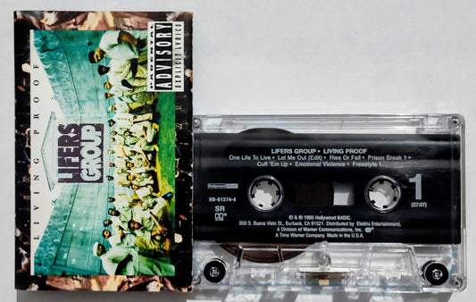 Lifers Group - “Living Proof” - CASSETTE TAPE VG+/VG