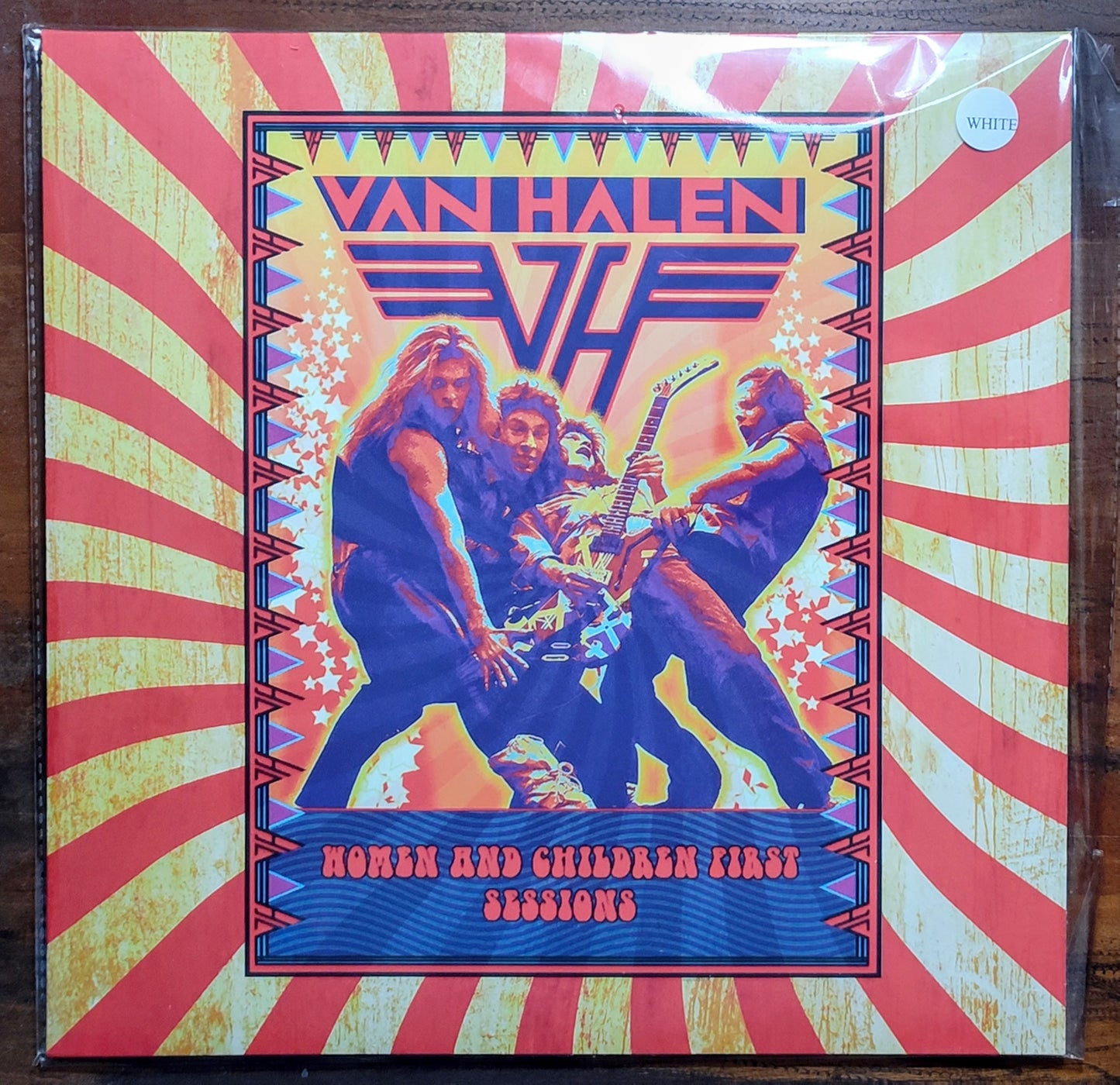 Van Halen - "Women And Children First Sessions" - VINYL RECORD (White Color) M/M (Sealed)