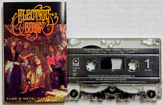 Electric Boys - “Funk-O-Metal Carpet Ride” - CASSETTE TAPE VG+/VG