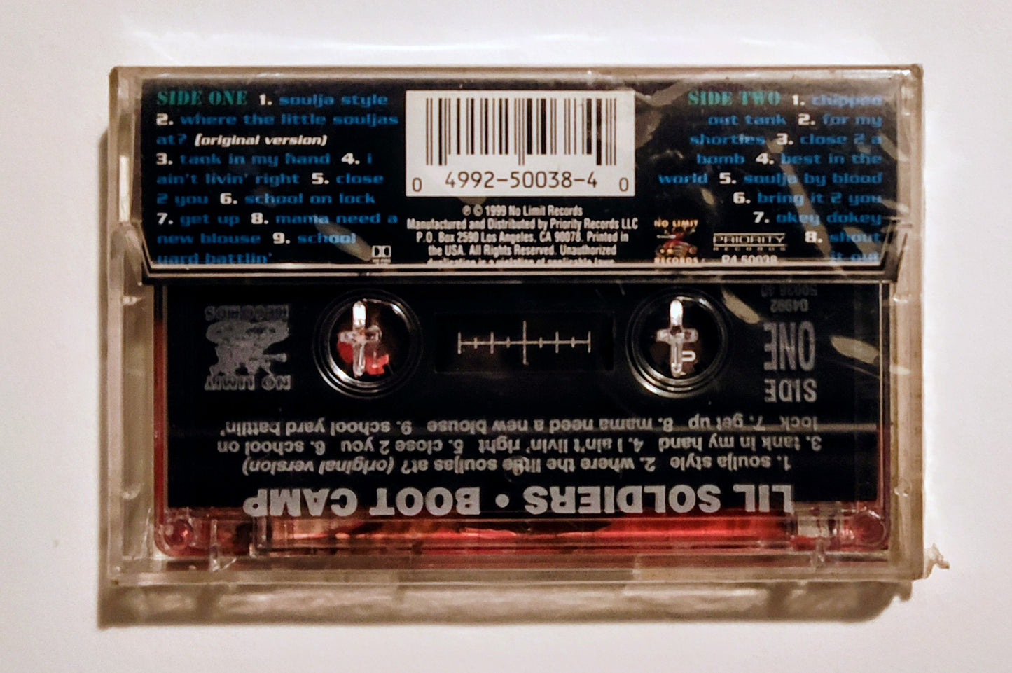 Lil Soldiers - "Boot Camp" - CASSETTE TAPE NM/M (Sealed; cracked cover)