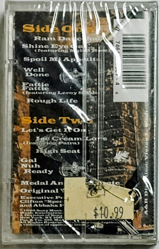 Shabba Ranks - “A Mi Shabba” - CASSETTE TAPE NM/M (Sealed; torn cellophane on back)