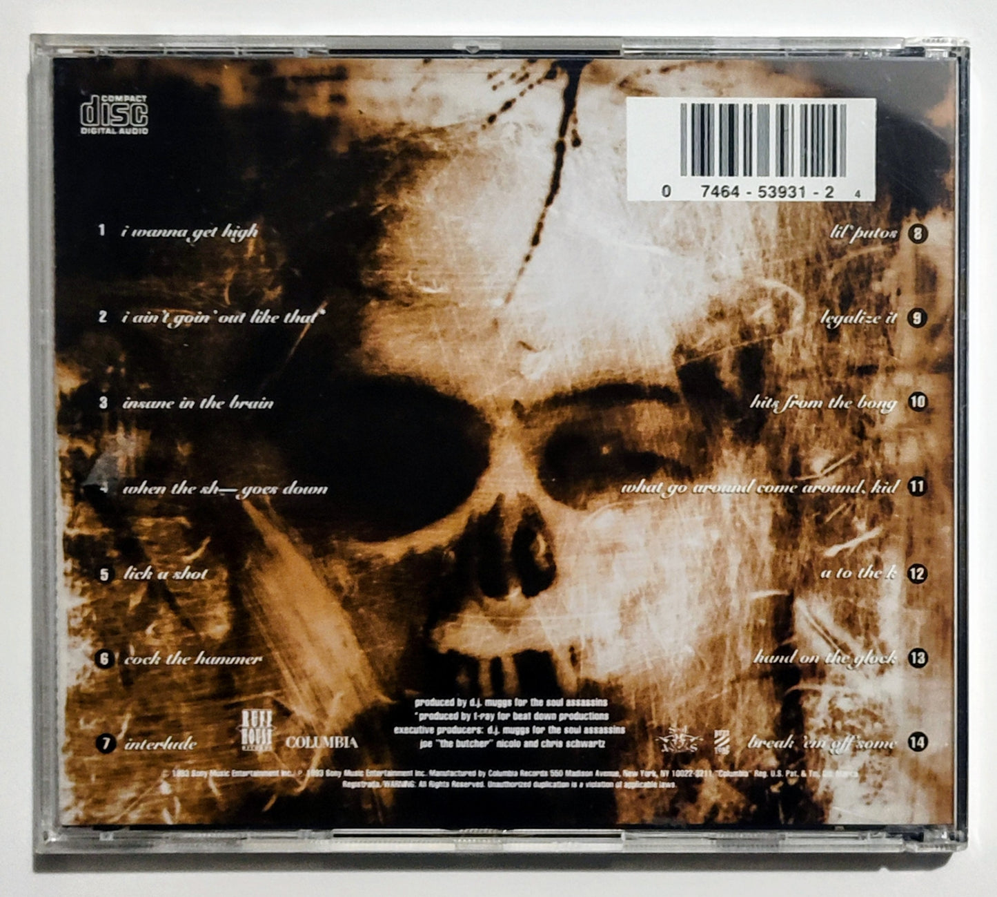 Cypress Hill - "Black Sunday" - COMPACT DISC VG+/VG
