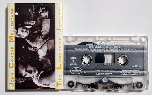 John Cougar Mellencamp - "The Lonesome Jubilee" - CASSETTE TAPE (Chrome; DOLBY) VG/VG