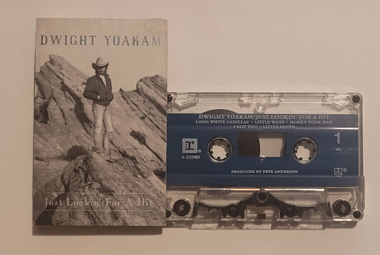 Dwight Yoakam - "Just Lookin' For A Hit" - CASSETTE TAPE (SR; DOLBY HX PRO) VG/VG+