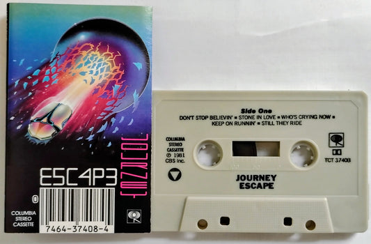 Journey - "Escape" - CASSETTE TAPE VG+/VG+