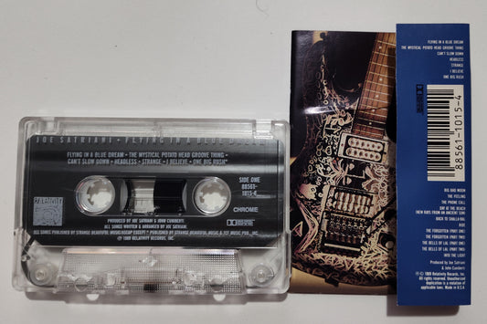 Joe Satriani - "Flying In A Blue Dream" - CASSETTE (Chrome; DOLBY HX PRO) TAPE VG+/VG+ *⭐*