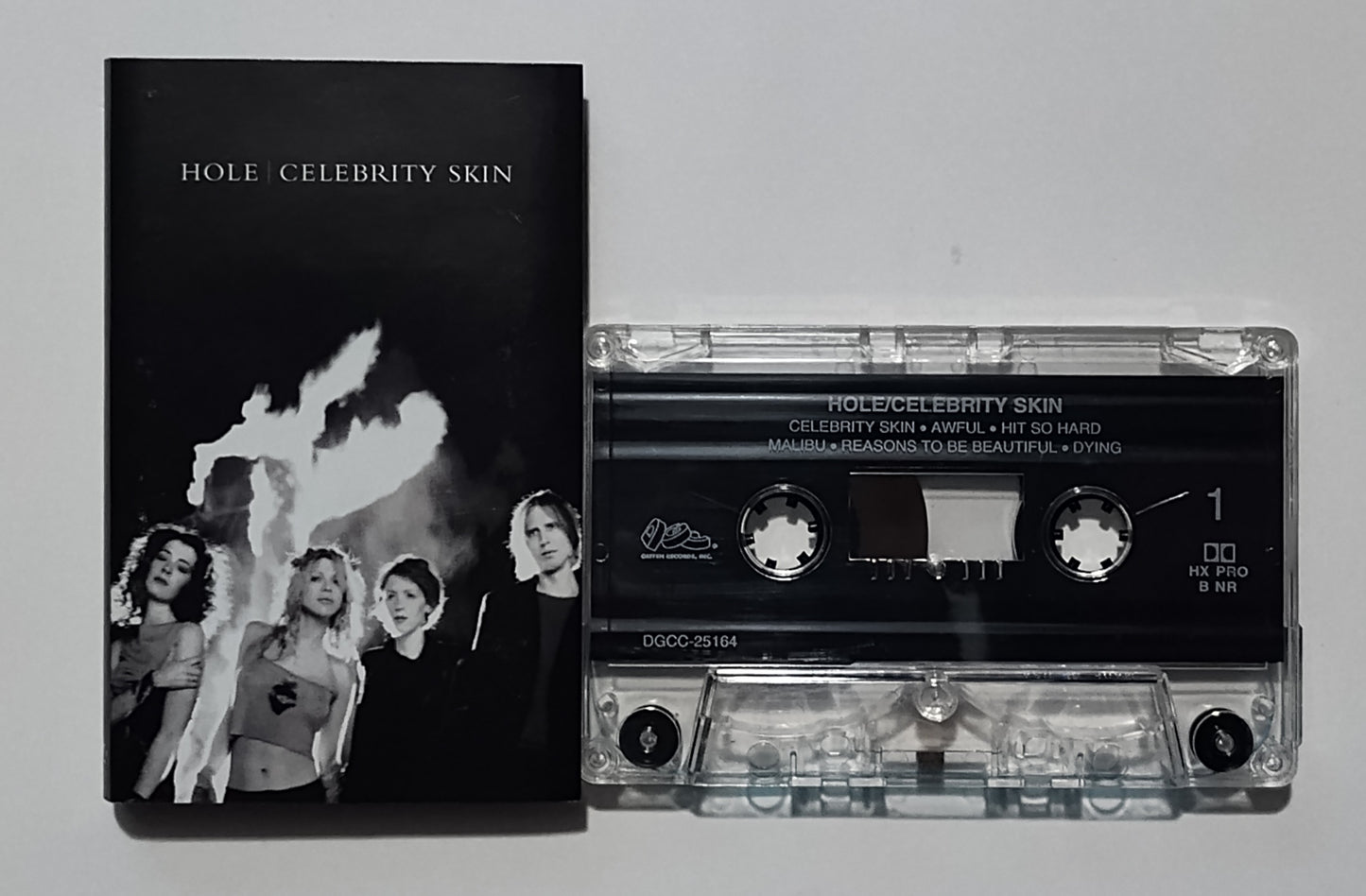 Hole - "Celebrity Skin" - CASSETTE TAPE (DOLBY HX PRO B NR) VG+/VG+