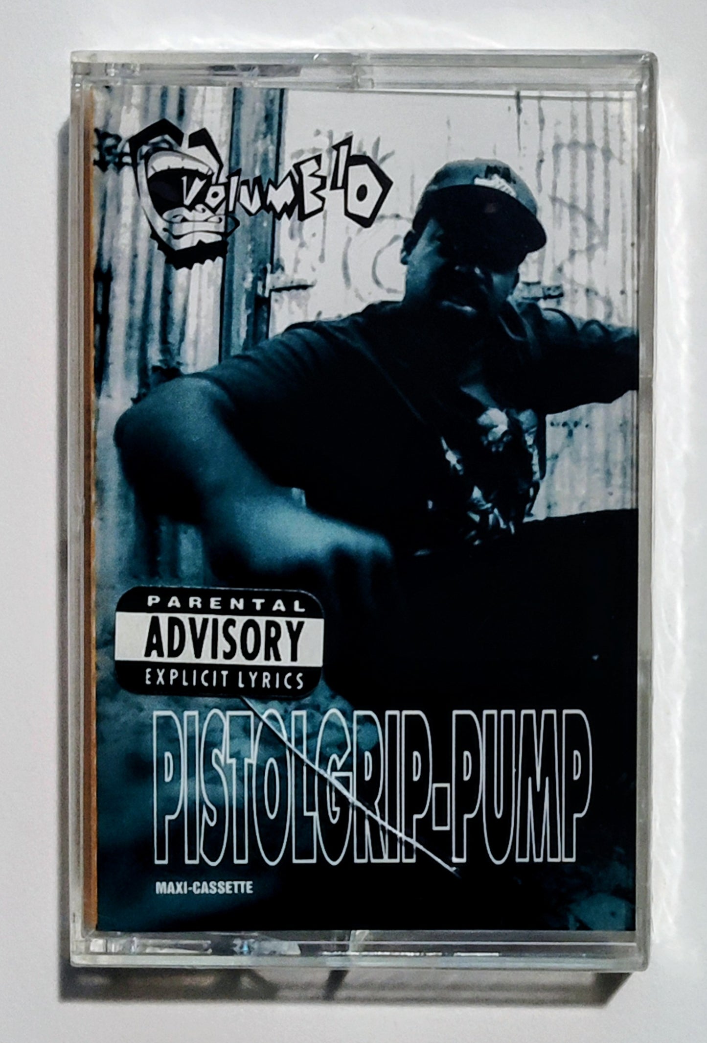 Volume 10 - "Pistolgrip-Pump" - CASSETTE TAPE (Maxi; DIGalog; DOLBY) VG+/M (Sealed; cracked cover)