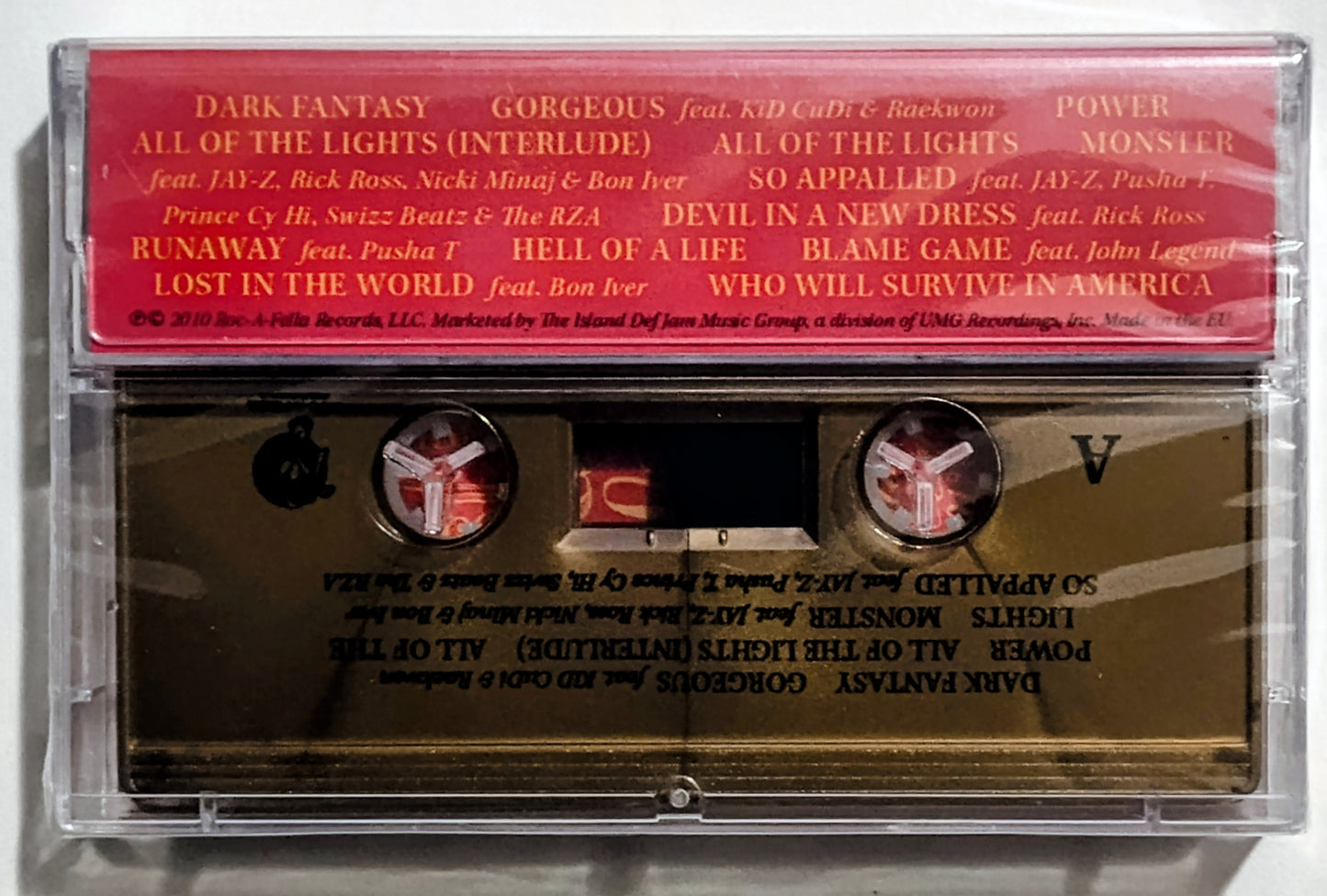 Kanye West - "My Beautiful Dark Twisted Fantasy (Deluxe Edition)" - INDIE CASSETTE TAPE (Italy "Fan Club" Import) M/M (Sealed)