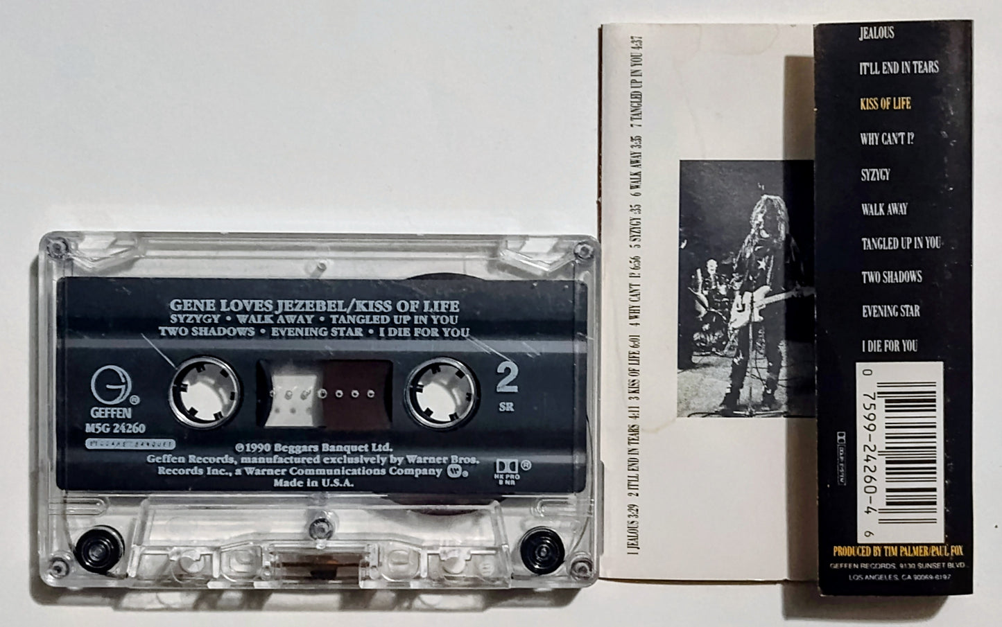 Gene Loves Gezebel - "Kiss Of Life" - CASSETTE TAPE VG/VG