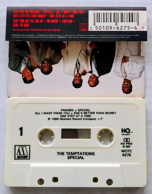 The Temptations - "Special" - CASSETTE TAPE VG+/VG+