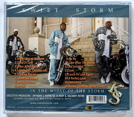 Kwiet Storm - “In The Midst Of The Storm” - COMPACT DISC NM/M (Sealed; 2 small cracks in lower left of cover)