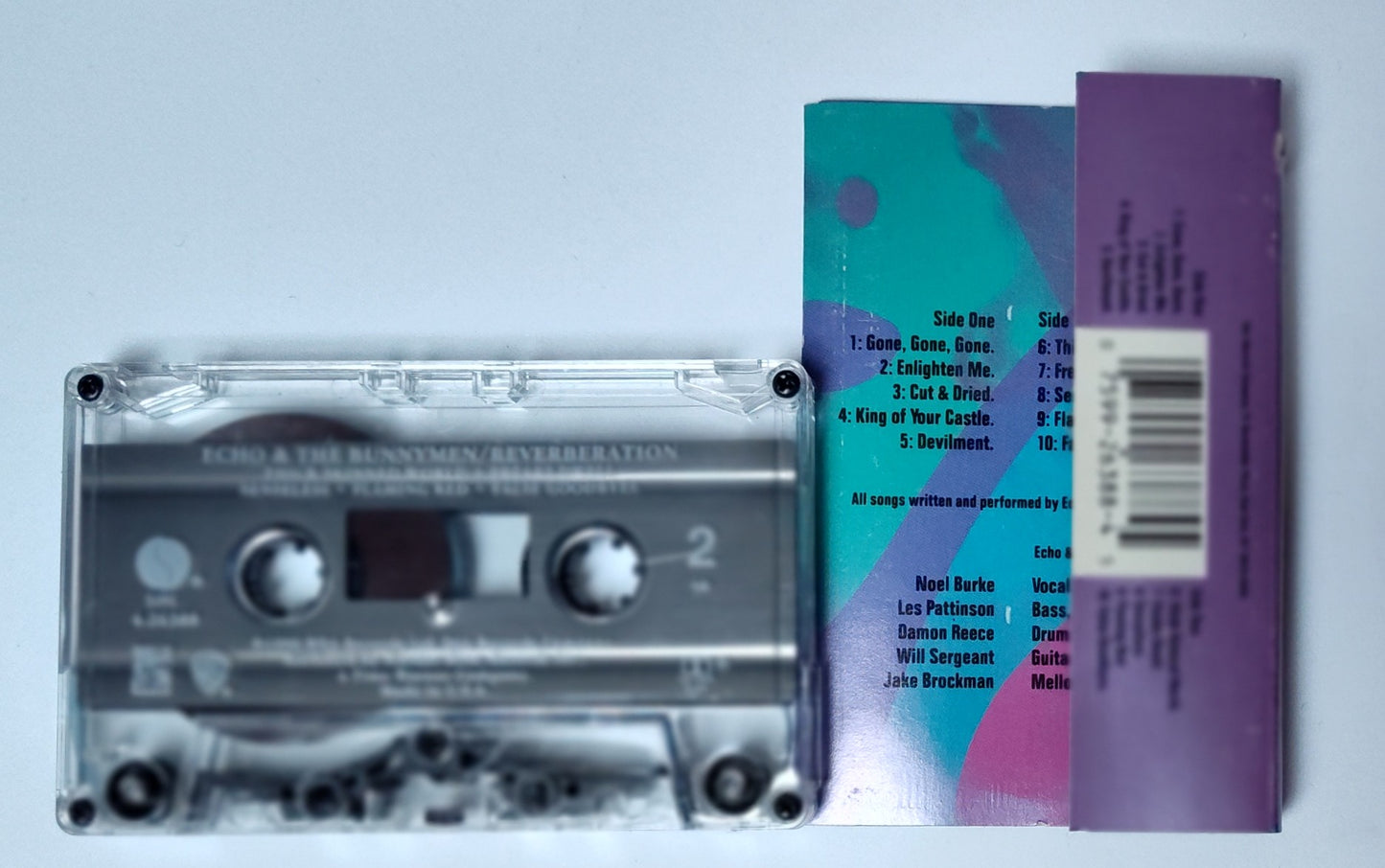 Echo & The Bunnymen - "Reverberation" - CASSETTE TAPE (SR DOLBY HX PRO B NR) VG/VG+