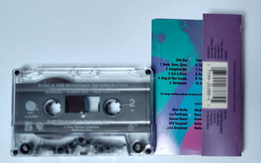 Echo & The Bunnymen - "Reverberation" - CASSETTE TAPE (SR DOLBY HX PRO B NR) VG/VG+