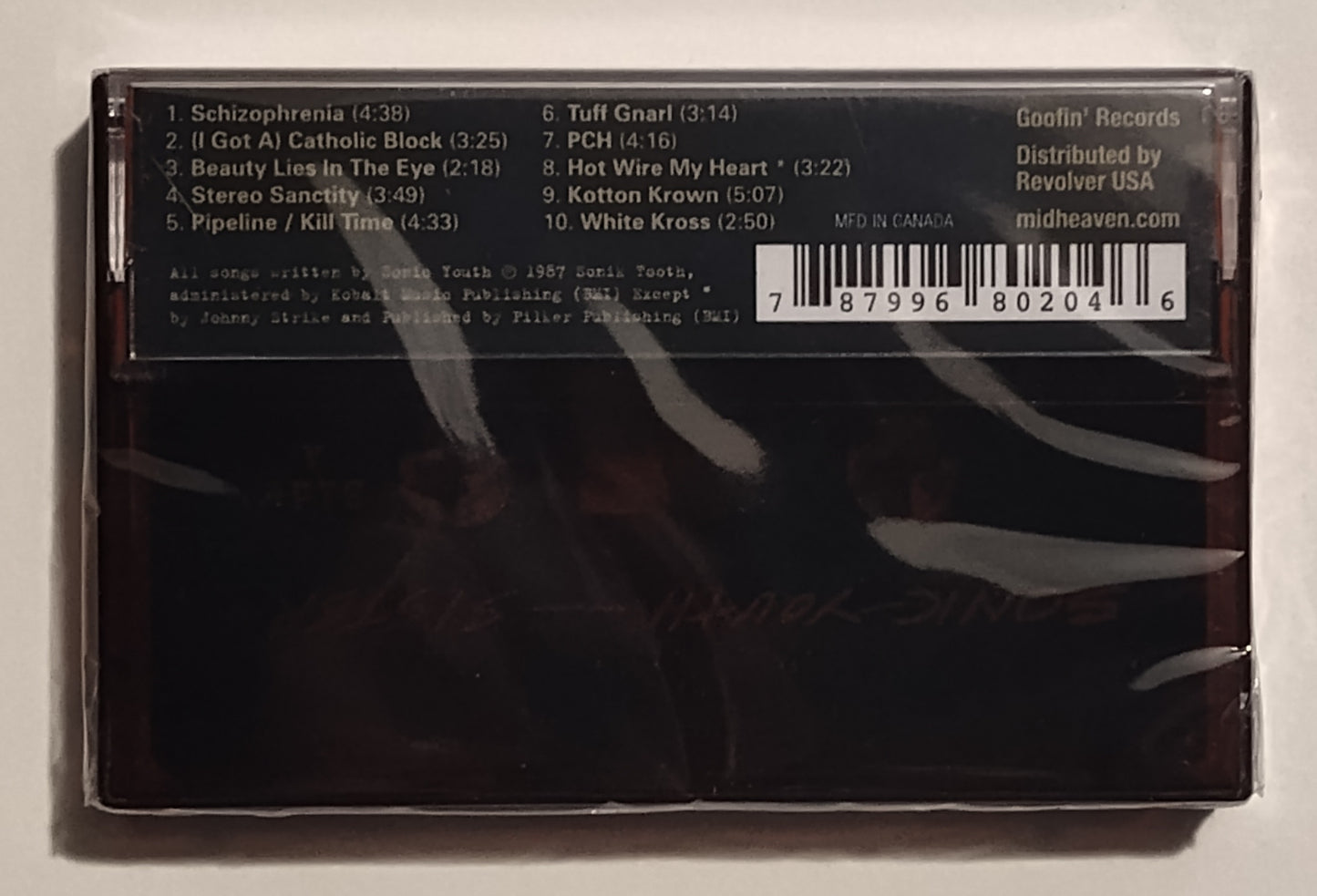 Sonic Youth - "Sister (Reissue)" - INDIE CASSETTE TAPE M/M (Sealed)