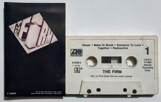 Firm, The (Jimmy Page) - "The Firm" - CASSETTE TAPE (DOLBY HX PRO) G+/VG