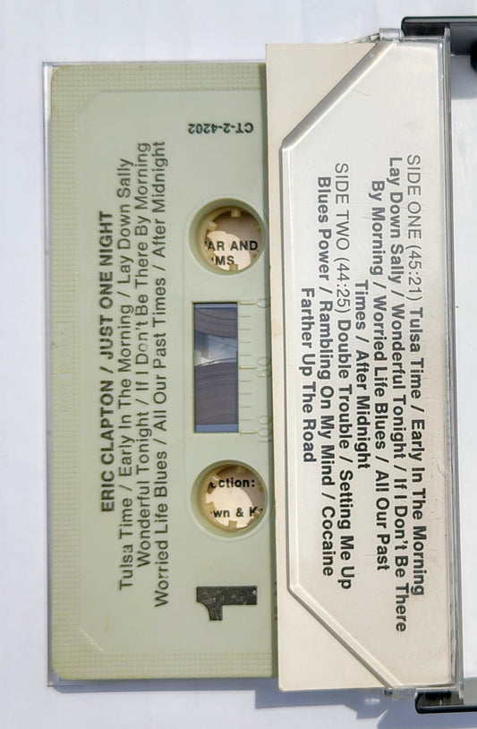 Eric Clapton - “Just One Night” - CASSETTE TAPE VG/VG