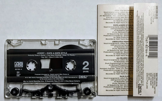 Levert - “Rope A Dope Style” - CASSETTE TAPE VG+/VG+