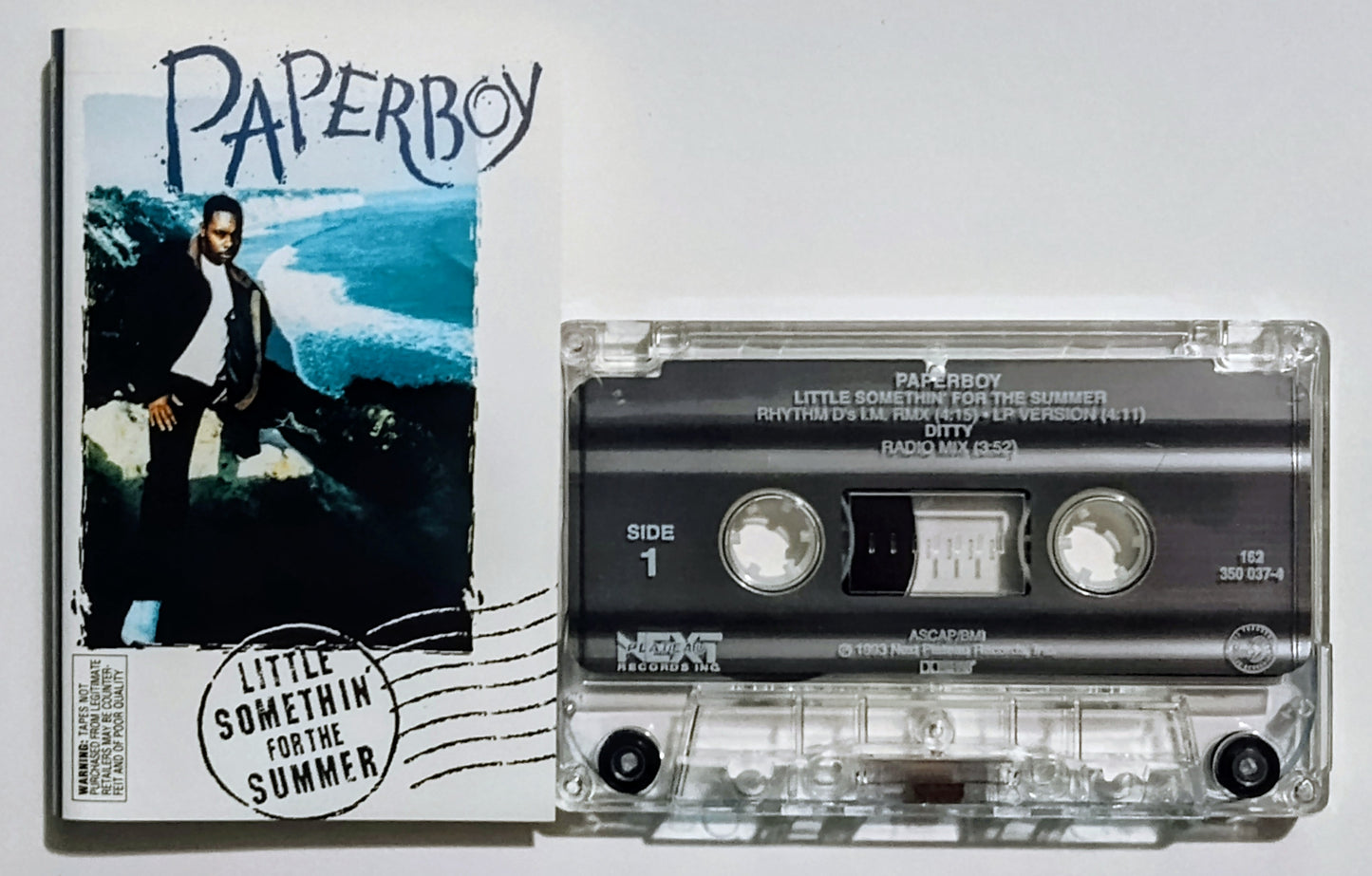 Paperboy - "Little Sonethin' For The Summer" - CASSETTE TAPE (Maxi; DOLBY HX PRO) VG+/VG+
