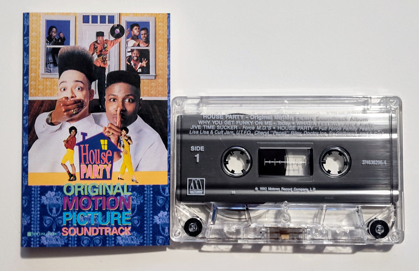 Various Artists - "House Party Soundtrack" - CASSETTE TAPE VG+/VG+