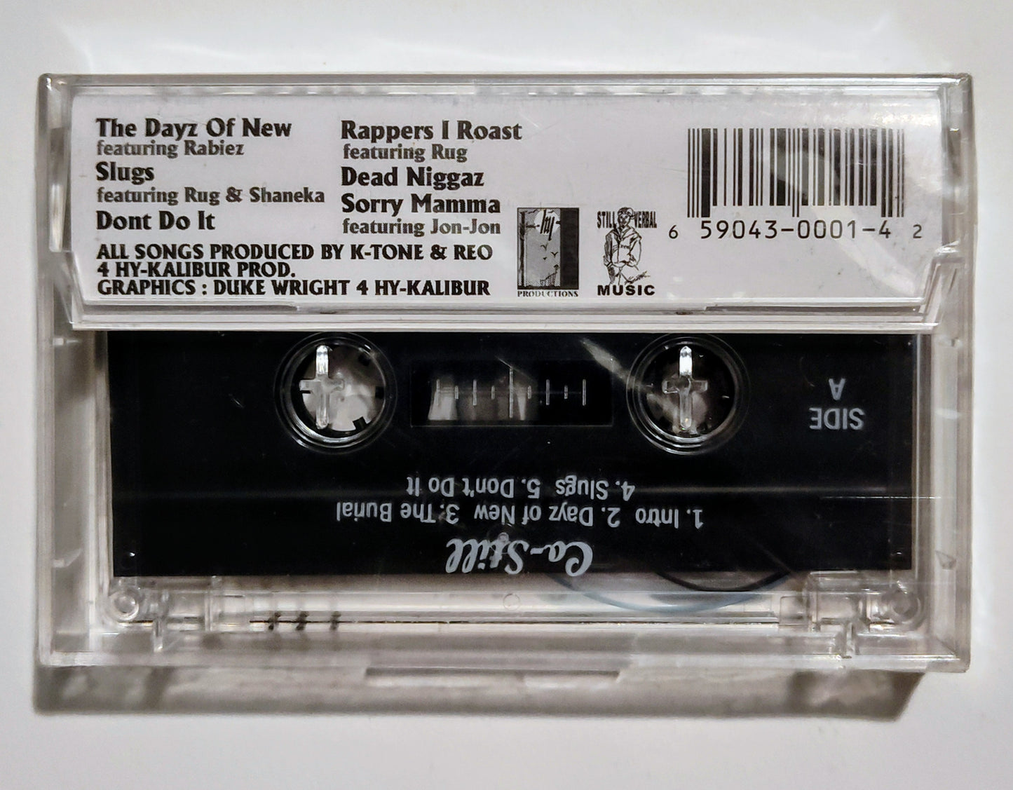 Co-Still - "The Dayz Of New" - CASSETTE TAPE VG+/M (Sealed; large crack in cover of case)