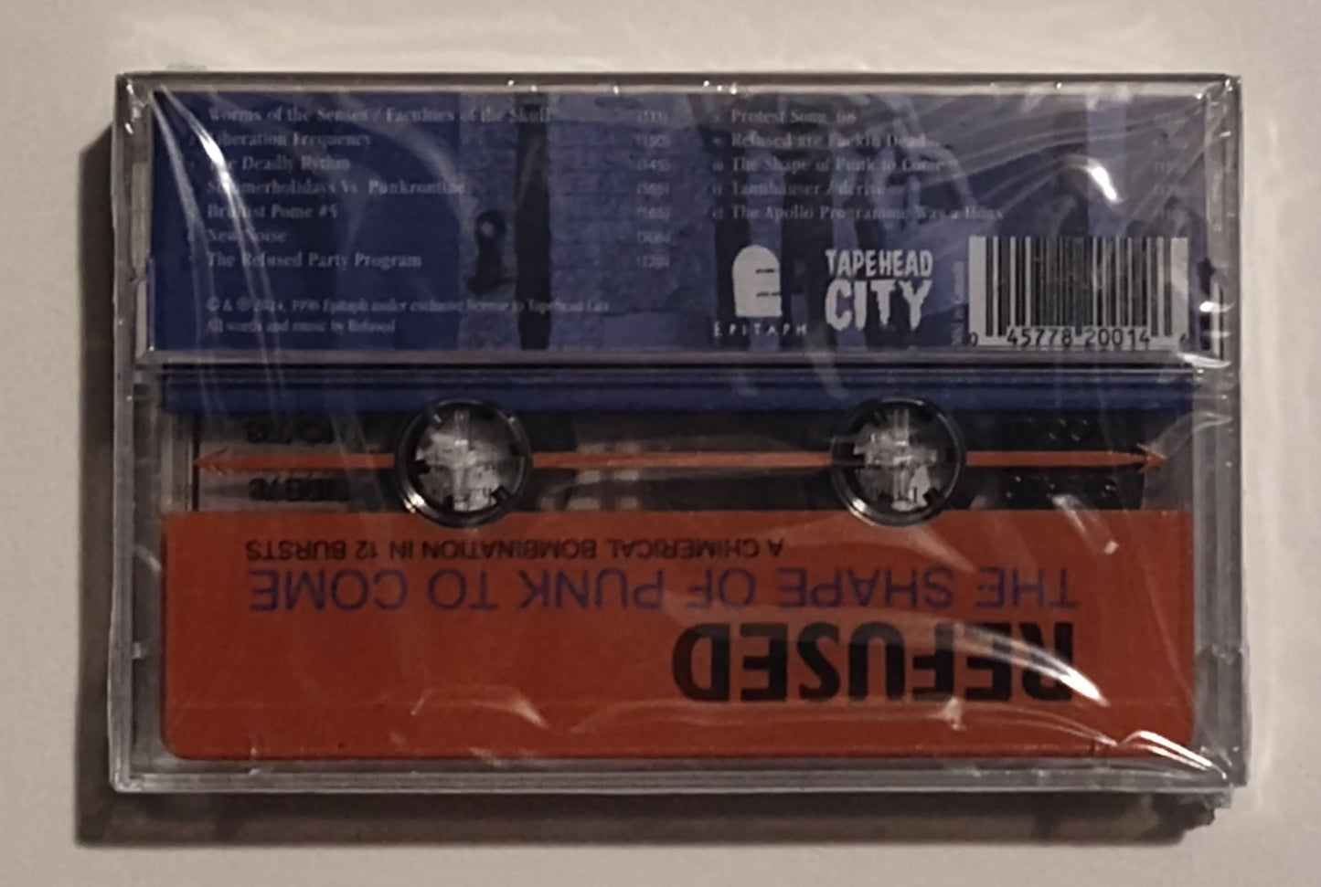 Refused - "The Shape Of Punk To Come" - INDIE CASSETTE TAPE M/M (Sealed)