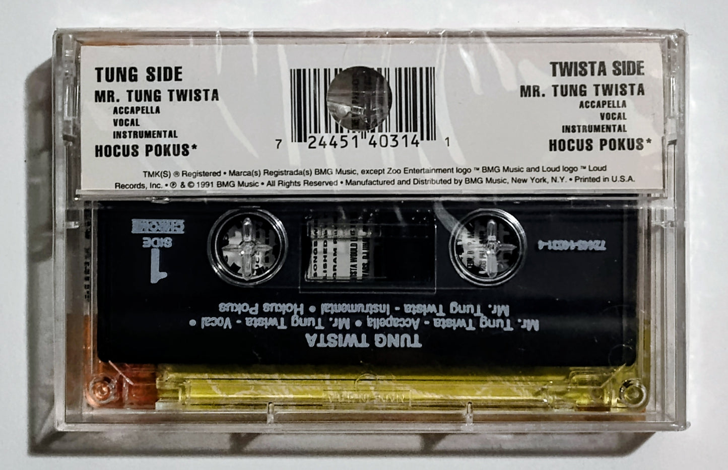 Tung Twista - "Mr. Tung Twista" - CASSETTE TAPE (Maxi) M/M (Sealed with hype sticker)