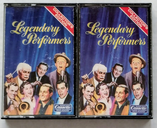 Various Artists - "Legendary Performers" - CASSETTE TAPE (2x) VG+/VG+