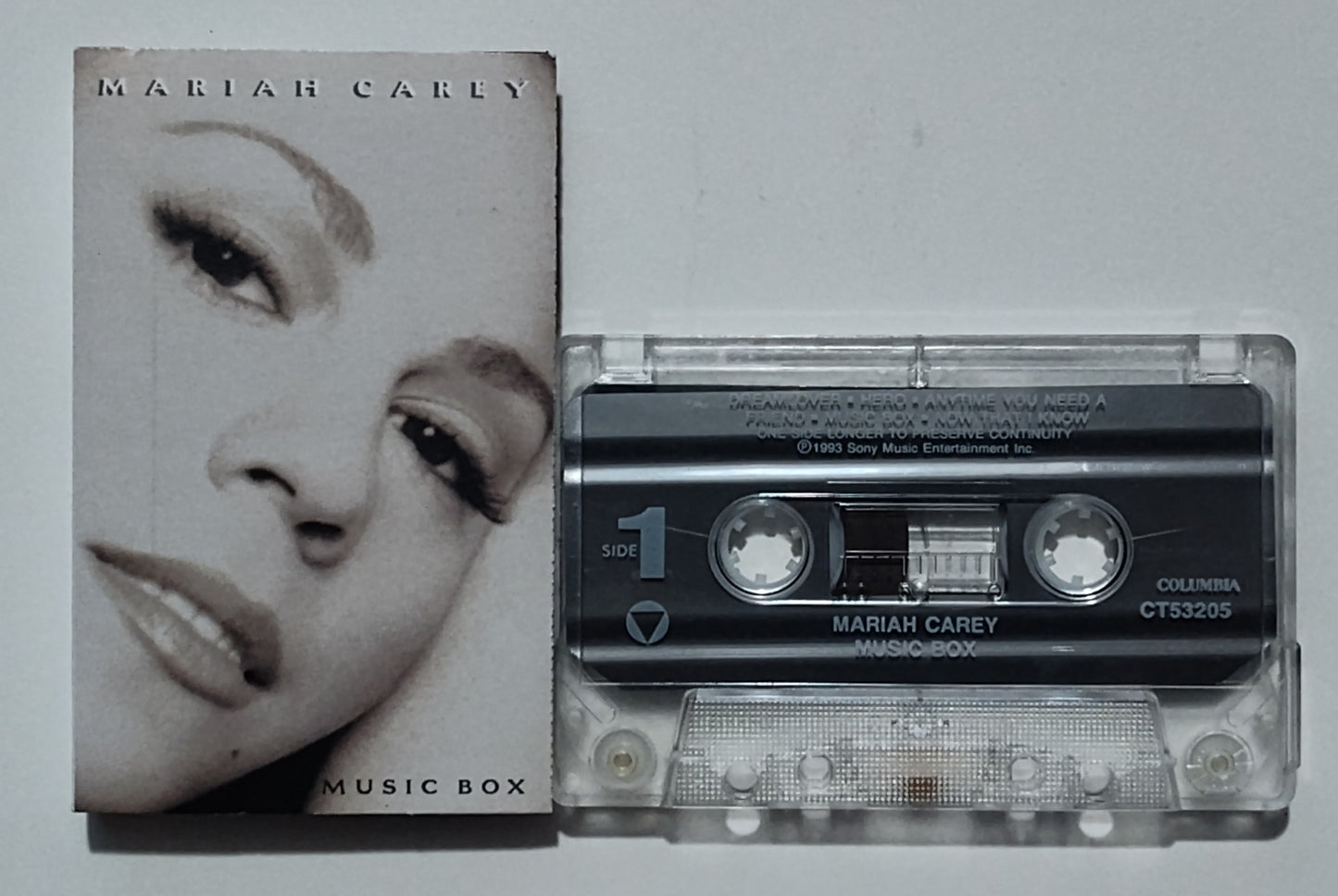 Mariah Carey - "Music Box" - CASSETTE TAPE VG+/VG+